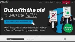 Reseller Password Reset | Pinnacle