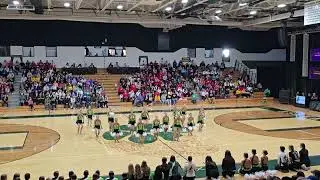 DCE Middle Gold Dance Team Ashwaubenon Invite 12-7-25 Pom Routine 3rd Place