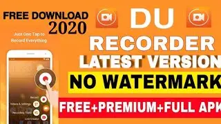 DU Screen Recorder || without watermark || all permission access || Mod APK