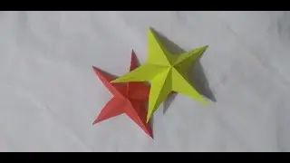 #tam_art #origamipaperart #paperart #walldecoration #artforbaginner #DIY #easypaperart |3D star|easy