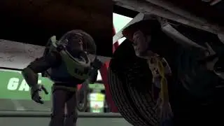 Jimbles and Raven as Woody and Buzz
