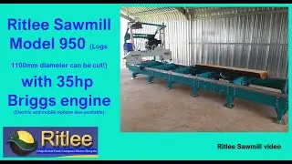 Ritlee Rhino MODEL 950 Log cutter, Band Saw, Log plank cutter, Roofing cutter
