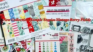 Frank Garcia Haul! Simple Stories Vintage Berry Fields Collection