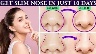 Naak patle kerne ka tareka | How to slim your nose | Nose exercise |