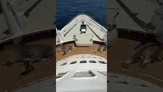 Bow Views on QM2 #cruise #cruiseship #travel #cunard #qm2 #transatlantic #ship #bow #cruiseblogger