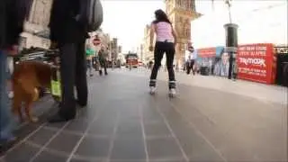 Female Inline Stunt Skater