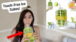 This Bottle Makes Ice Cubes Without the Mess!