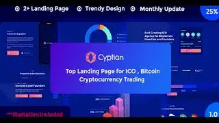 ICO Cryptian &ndash; ICO, Bitcoin and Cryptocurrency Landing Page PSD Template | Themeforest Website