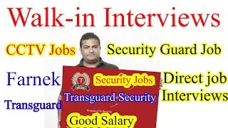 walk in interviews for Transguard Security | Farnek Security jobs | direct interviews | Salary 2262