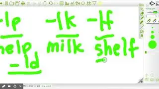 New Concept Lesson:  l blends (ending)
