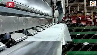 Test M&aacute;y xẻ r&atilde;nh V CNC H&atilde;ng LFK model NVL sẵn s&agrave;ng #vcut #vgroover #lfk #sheetmetals
