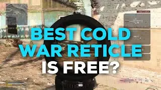 Best FREE Cold War Reticle For Warzone (Blue Dot Competitor)