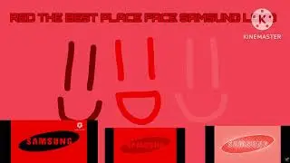 Red The Best place Face Samsung Logo