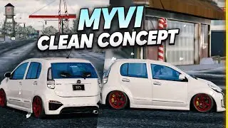GEMPAK GILA PERODUA MYVI STANDARD MODIFIED ! Car Parking Multiplayer