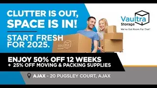 Start Fresh in 2025 with Vaultra Storage Ajax!