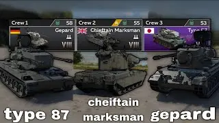 Triple Gepard Lineup - War Thunder Mobile