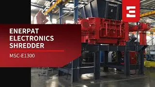 Crushing E-Waste Challenges! | ENERPAT Four Shaft PCB Shredder in Action | Client Site Operation