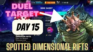 EASY DUEL TARGET FOR DAY 15 OF SPOTTED DIMENSIONAL RIFTS LEGENDARY SIDE QUEST | #mcoc #mcocraz