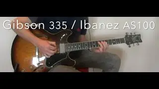 GUITAR tone comparison: '80's Semi Acoustics (Gibson - Ibanez)