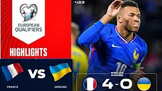 Резюме матча Франция &ndash; Украина (4:0) | Отборочные матчи чемпионата мира по футболу | Лучшие момен...