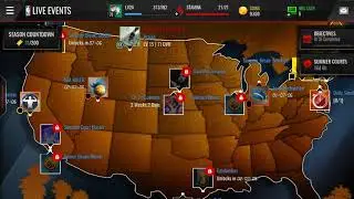 Playing NBA live mobile