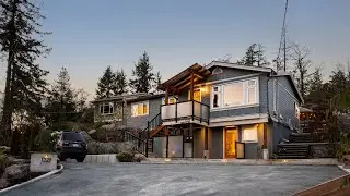 Beautiful modern rustic home overlooking Langford Lake, Vancouver Island, BC