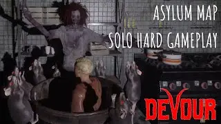 Devour Asylum Map Gameplay Solo Hard Difficulty