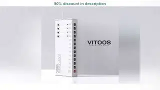 #VITOOS DD12-AV4 effect pedal power supply fully isolated Filter ripple Noise reduction High Power