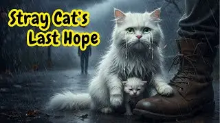 Stray Cat's Heartbreaking Struggle in the Rain | Emotional Rescue Story 😿💔