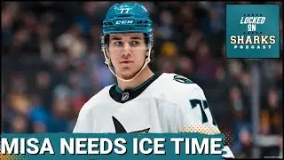 Michael Misa DESERVES More ICE TIME After Sharks COLLAPSE Against Calgary Flames