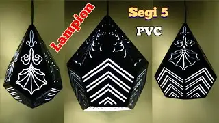 Lampu hias Cafe, Teras rumah, Outdoor || Lampion gantung dari paralon pvc. DIY