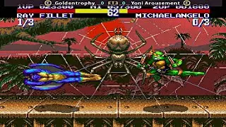 Teenage Mutant Ninja Turtles - Tournament Fighters - Goldentrophy vs Yoni Arousement FT3