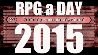 RPGaDAY2015 Day 2 - Kickstarted Game Most Pleased You Backed