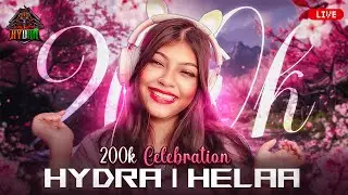 200K CELEBRATION 🐉 HYDRA | HELAA IS LIVE ❤️🐉🔥BGMI LIVE