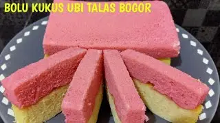 Bolu kukus ubi talas Bogor || resep bolu praktis @dapurmakrin