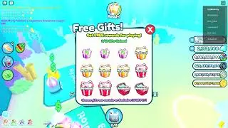 Claiming 12 Gifts at the same time in Pet Simulator X! (Attempt 3!)
