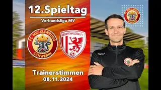 Trainerstimmen zum Spiel: FCM Schwerin vs. Greifswalder FC II