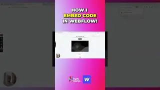 Webflow Code Embedding Tutorial