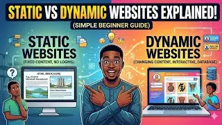 Static vs Dynamic Websites Explained (Simple Beginner Guide)