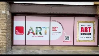 Local art on display in the heart of London's Docklands