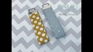 Fabric Keyfob    ITH Embroidery