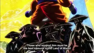Yasuie inspires the nine red scabbards of Oden | one piece