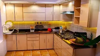 12 By 8 ft Modern Kitchen Walk through || Sumit Kush ||