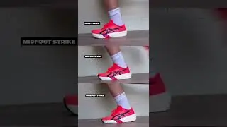 Runners Which one are you ➡️ ( heel strike , midfoot or forefoot? ) #running #runningshoes