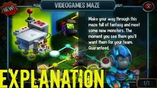 Monster Legends | Videogames Maze Island Explanation | Monster-Wiki