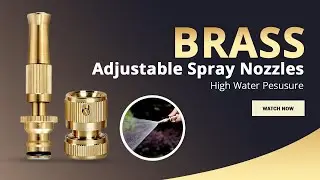 Brass Nozzle Water Spray | Gun Hose #Nozzles Pipe For Gardening And Washing Top Amazon Sales Gadgets