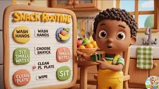 Healthy Snack Routine for Kids (Easy + Fun!) 🍎🥕 | GugguToons