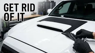 Ultimate Tacoma Hood Scoop Removal Guide!