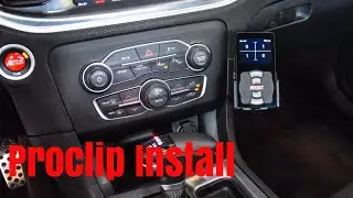 ProClip Dash Mount install for Dodge Charger (Airlift controller holder) | GARAGE DRIVEN