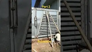 #square pipe gate fitting #fabrication work#gate grill #song#SheetMetal#Bending#Engineering#Workshop